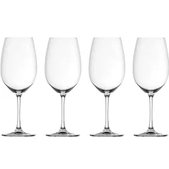 Salute bordeauxwijnglas 71 cl, 4 stuks, transparant