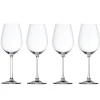 Salute rodewijnglas 55 cl, 4 stuks, transparant