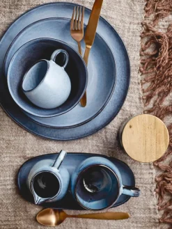 Sandrine ontbijtgarnituur 12-delig, Blauw