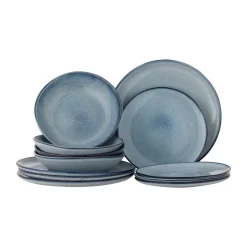 Sandrine servies 12-delig, Blauw