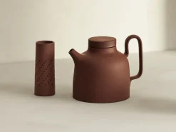 Sand theepot 65 cl, Red clay