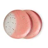 70's bord Ø 17,5 cm 2-pack, Lychee