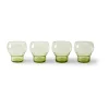70's Bulb glas 27 cl 4-pack, Mint green