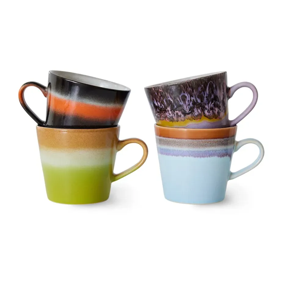 70's cappuccinomok 4-pack, Solid