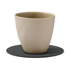 Serene glasonderzetter circle Ø10 cm, Black