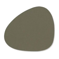 Serene glasonderzetter curve 11x13 cm, Moss