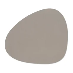 Serene placemat curve L 37x44 cm, Ash