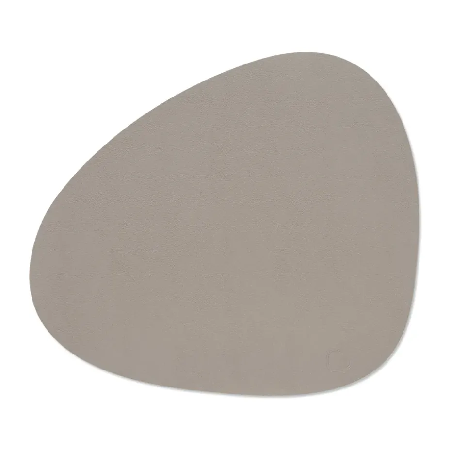 Serene placemat curve L 37x44 cm, Ash