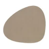Serene placemat curve L 37x44 cm, Mole Grey