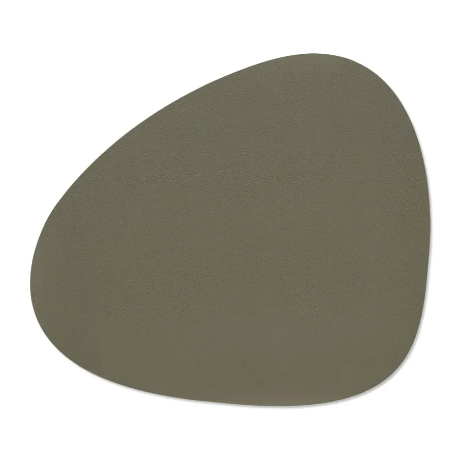 Serene placemat curve L 37x44 cm, Moss