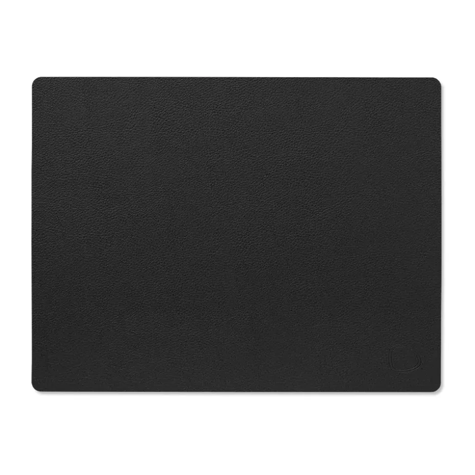 Serene placemat square M 26,5x34,5 cm, Black