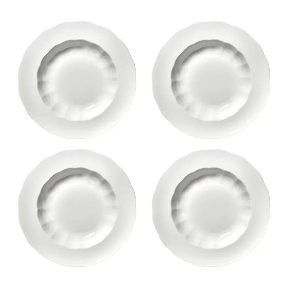 Silhouette diep bord L Ø27 cm 4-pack, White