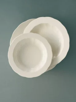 Silhouette diep bord L Ø27 cm 4-pack, White