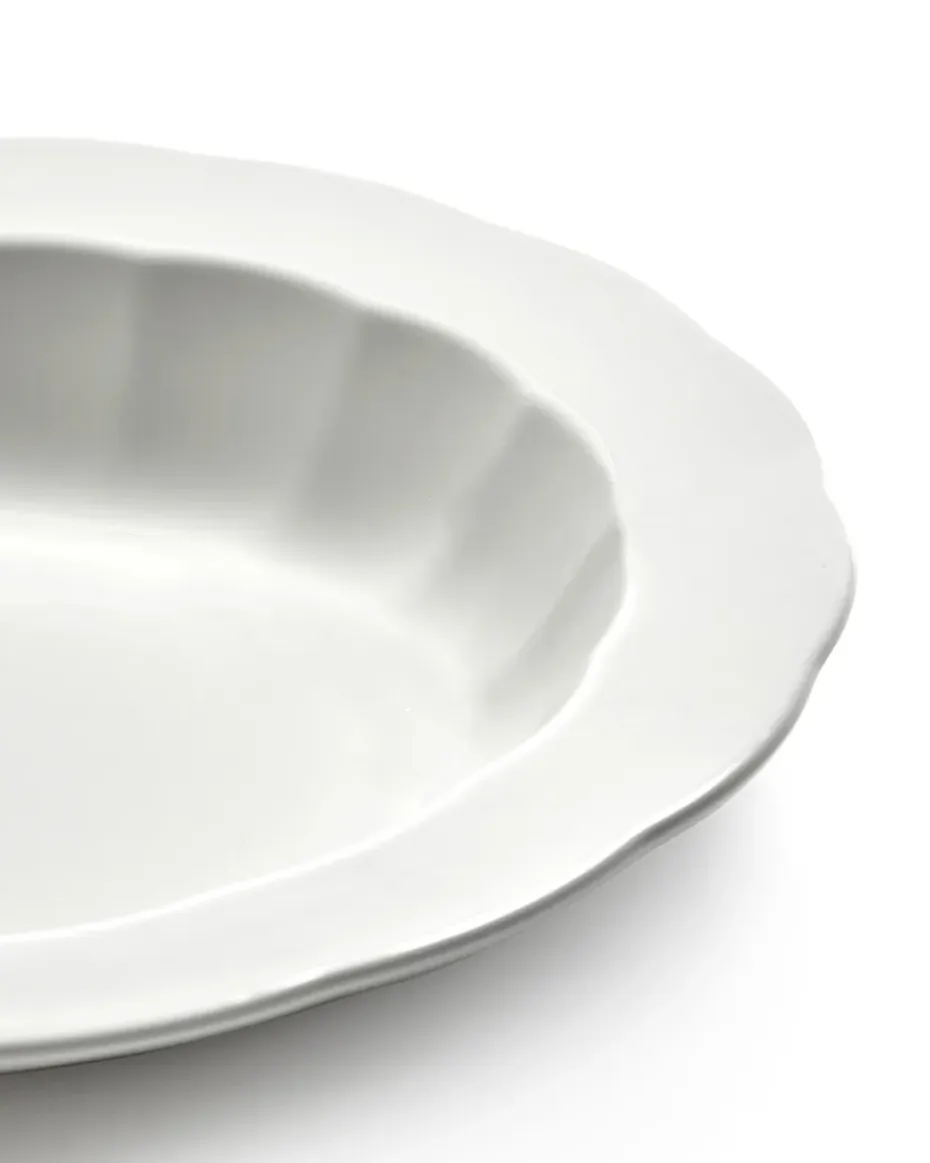 Silhouette diep bord M Ø23,7 cm 4-pack, White