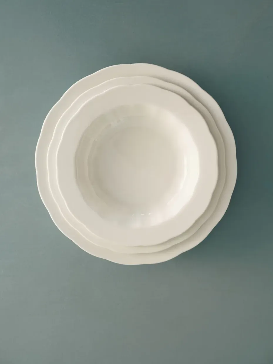 Silhouette diep bord S Ø21,5 cm 4-pack, White