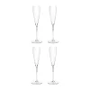 Silhouette flute champagneglas 15 cl 4-pack, Clear