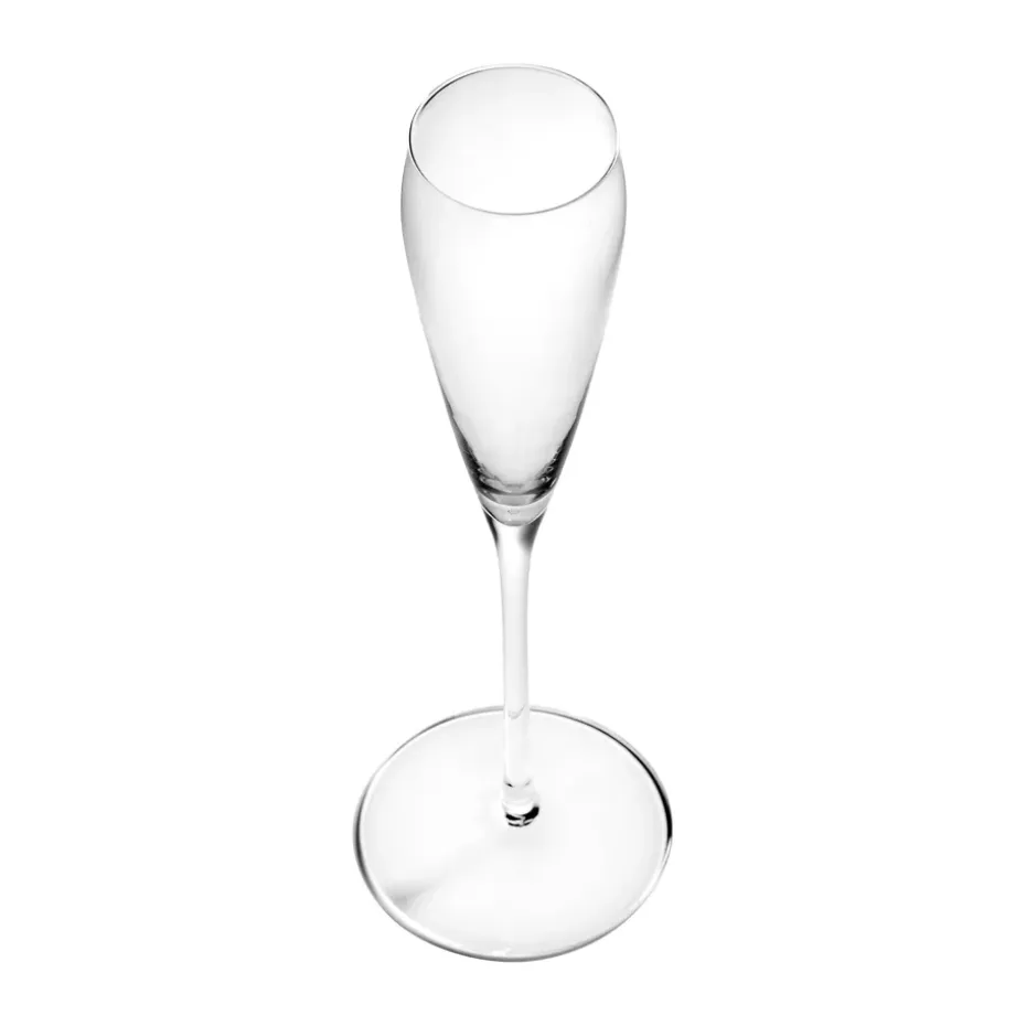 Silhouette flute champagneglas 15 cl 4-pack, Clear