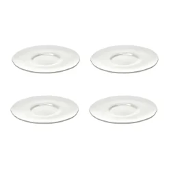 Silhouette schotel voor koffiekop Ø12,7 cm 4-pack, White