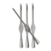 Sivan schaaldierbestek 4-pack, Zilver