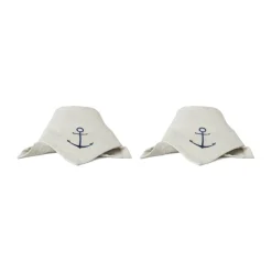 Sjösala katoenen servet 40x40 cm 2-pack, Beige
