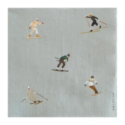 Skiers servet 25-pack, Grey
