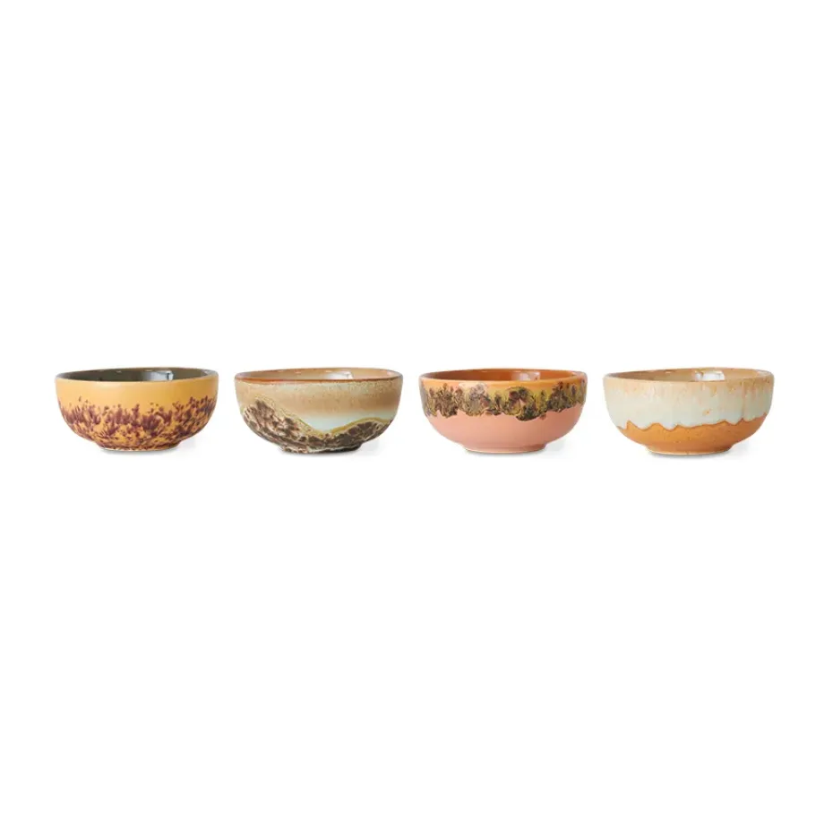 70's kleine kom 4-pack, Marine