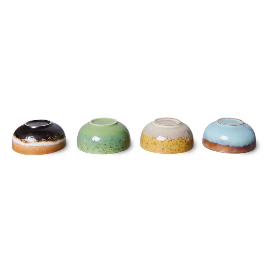 70's kleine kom 4-pack, Multi