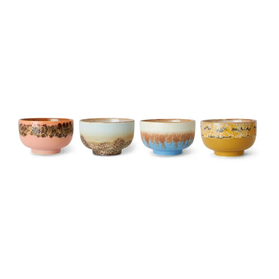 70's kom Ø13,5 cm 4-pack, Seabreeze