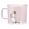Snorkmaiden glazen mok 35 cl, Roze