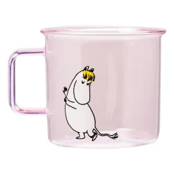 Snorkmaiden glazen mok 35 cl, Roze