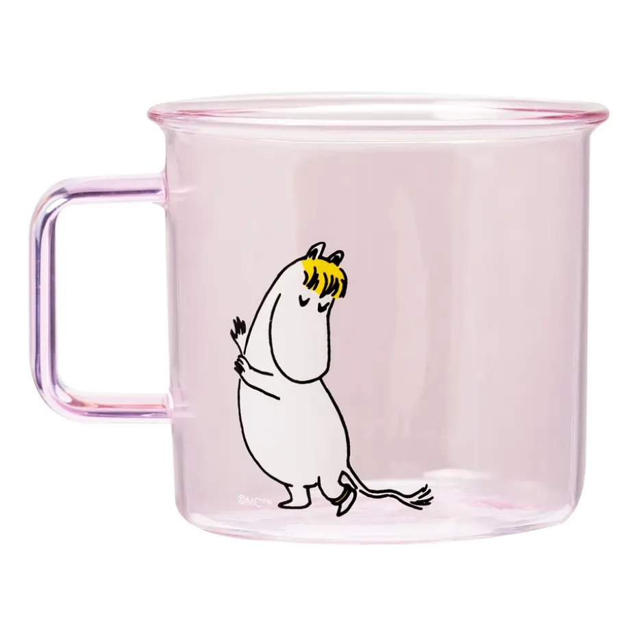 Snorkmaiden glazen mok 35 cl, Roze