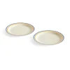 Sobremesa bord Ø24,5 cm 2-pack, Blue-yellow