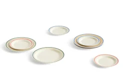 Sobremesa bord Ø24,5 cm 2-pack, Blue-yellow