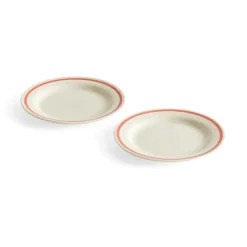 Sobremesa bord Ø18,5 cm 2-pack, Red