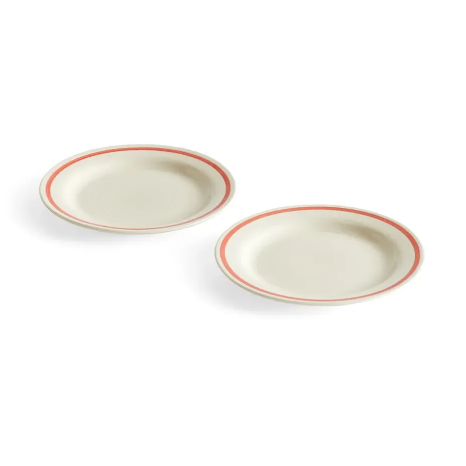 Sobremesa bord Ø18,5 cm 2-pack, Red