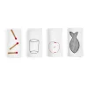 Sobremesa linnen servet 45x45 cm 4-pack, White