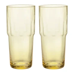 Solare drinkglas hoog 39 cl 2-pack, Goudgeel