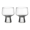 Solare glas op voet 29 cl 2-pack, Helder
