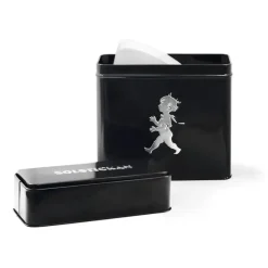 Solstickan koffiefilterblik 15,4x17 cm, Zwart