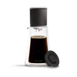 Stagg XF pour-over set, Matte black-clear glass