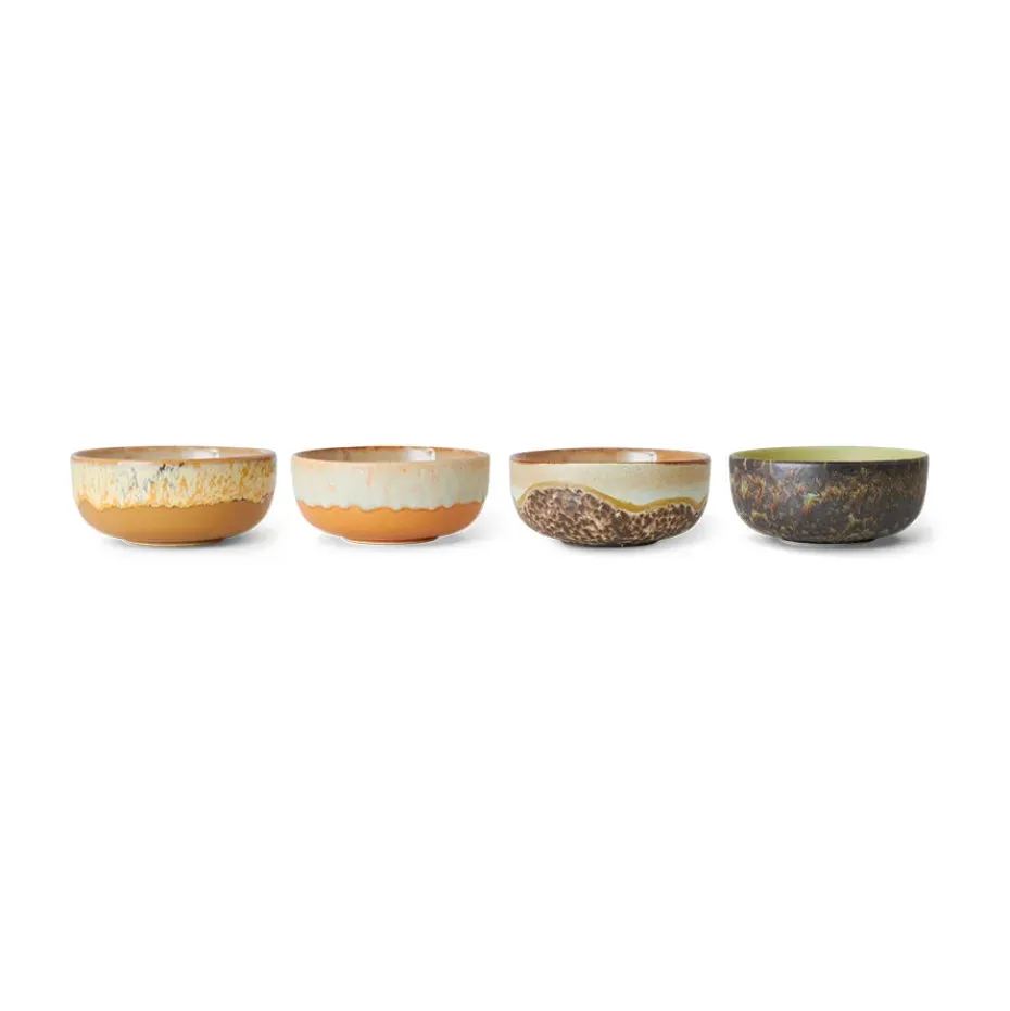 70's tapasschaal 4-pack, Drift