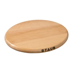 Staub magnetische onderzetter ovaal beukenhout, 15 cm