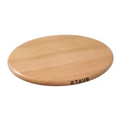 Staub magnetische onderzetter ovaal beukenhout, 29 cm