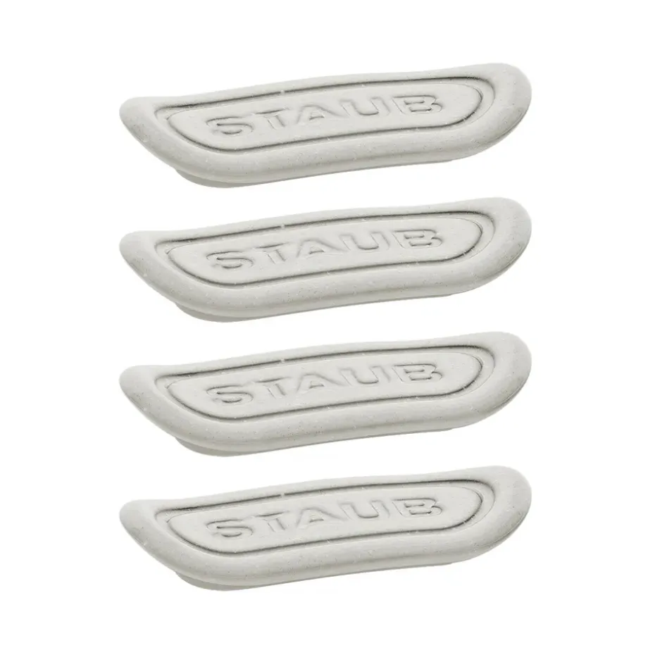 Staub New White Truffle bestekhouder 4-pack, 6 cm