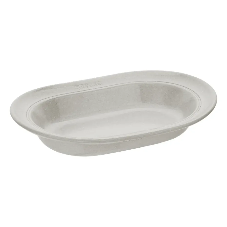 Staub New White Truffle schotel ovaal, 25 cm