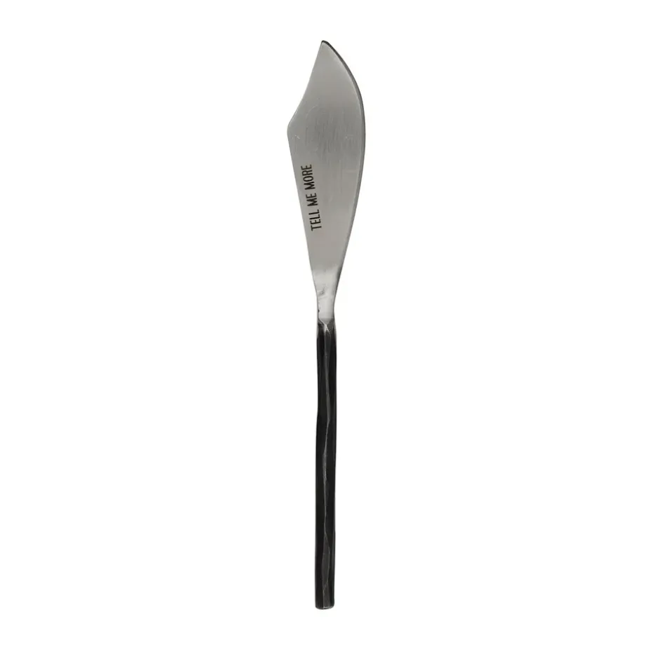 Steel kaasmes small, Ongepolijst staal