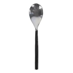 Steel theelepel, Ongepolijst staal