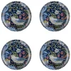 Strawberry Thief onderzetter (glazen) 4-pack, Ø 11 cm.