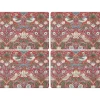 Strawberry Thief placemat 30x40 cm 4-pack, Rood