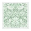 Strawberry Thief stoffen servet 35x35 cm, Groen